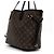 Louis Vuitton Borsa a tracolla Neverfull MM in pelle nera con monogramma Inside Out Nero - vista 3