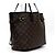 Louis Vuitton Borsa a tracolla Neverfull MM in pelle nera con monogramma Inside Out Nero - vista 4