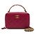 Chanel Borsa Tote in Pelle Rosa con Manico e Tracolla a Catena per Vanity Camera