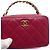 Chanel Borsa Tote in Pelle Rosa con Manico e Tracolla a Catena per Vanity Camera - vista 10
