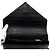 Saint Laurent Grande bolsa tote College com relevo de crocodilo, bolsa de ombro com corrente prateada e transversal Preto - vista 6