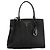 Prada Borsa Tote Quadrata Saffiano Nero - vista 12