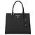 Prada Borsa Tote Quadrata Saffiano Nero - vista 2