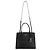 Prada Borsa Tote Quadrata Saffiano Nero - vista 4