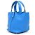Hermès Picotan Blue Tote Bag mit silberner Hardware Blau - Ansicht 3