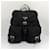 Prada Triangle Logo Nylon Rucksack Medium Schwarz  - Ansicht 6