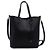 Saint Laurent Schwarzer Leder-Einkaufstote und Schultertasche