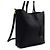 Saint Laurent Schwarzer Leder-Einkaufstote und Schultertasche - Ansicht 3