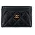 Chanel Kartenetui Classic Caviar vergoldet Kartenetui Kartenfach Schwarz - Ansicht 2
