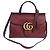 Gucci Piccola borsa a mano e a tracolla in pelle GG Marmont Rosso