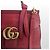 Gucci Piccola borsa a mano e a tracolla in pelle GG Marmont Rosso - vista 6