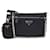 Prada Borsa a Spalla con Catena e Crossbody Nero