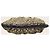 Gucci Borsa Hobo Queen in Jacquard Gold Ribbon Marrone - vista 6