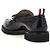 Thom Browne Mocassini con nappe in pelle di vitello lucida Microsol Nero - vista 6