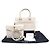 Saint Laurent Borsa Tote Uptown Small e Borsa a Spalla Bianco - vista 11