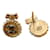 Chanel Orecchini Ribbon CC Gold Nero  - vista 4