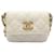 Chanel Mini-Gürteltasche Caviar mit CC-Logo Weiß