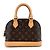 Louis Vuitton Borsa Tote Alma BB Monogram Crossbody Multicolore - vista 3