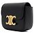Céline Mini clutch a tracolla in pelle di vitello nera - vista 3
