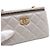 Vanity Chanel Beauty case Caviar Grigio Perla con catena dorata Marrone - vista 10
