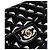 Chanel Tote Bag mit Tragegriff aus schwarzem Lackleder - Ansicht 8