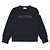 Moncler Kids Sweatshirt mit mehrfarbigem besticktem Logo (Navy) Schwarz