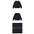 Moncler Kids Sweatshirt mit mehrfarbigem besticktem Logo (Navy) Schwarz - Ansicht 2