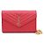 Saint Laurent Borsa a tracolla e crossbody Monogram Envelope Gold Chain Rosso