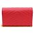 Saint Laurent Borsa a tracolla e crossbody Monogram Envelope Gold Chain Rosso - vista 3