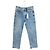 Valentino Logo Denimhose Blau