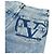 Valentino Logo Denimhose Blau - Ansicht 3