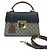 Gucci Borsa Tote Padlock GG Supreme Canvas Small con manico superiore e tracolla Marrone - vista 11