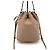 Prada Borsa bucket in jacquard e pelle di vitello - vista 3