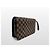 Louis Vuitton Pochette Second Clutch Damier Ebene Marrone - vista 12