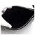 Chanel Clutch Black Patent Leather Silver CC Classic New Medium - vista 6