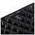 Chanel Clutch Black Patent Leather Silver CC Classic New Medium - vista 9