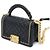 Chanel Borsa Tote Boy Small Around Top Handle con catena Nero - vista 2