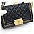 Chanel Borsa Tote Boy Small Around Top Handle con catena Nero - vista 8