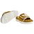 Gucci Sandali Adidas Original GG Canvas Marrone - vista 5