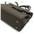 Delvaux Borsa Tote Tempête MM in pelle di vitello Crispy Khaki Marrone - vista 9