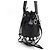 Fendi Mini borsa a secchiello e borsa a tracolla Montreggio in pelle nera decorata con perle - vista 2