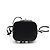 Fendi Mini borsa a secchiello e borsa a tracolla Montreggio in pelle nera decorata con perle - vista 7