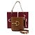 Gucci Kleiner Leder-Eimerbeutel und Schultertasche in Braun