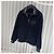 Louis Vuitton Fleece-Bomberjacke mit Lederpatch Blau - Ansicht 2