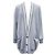 Balmain Oversized Monogramm-Wollstrickjacke Himmelblau