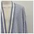 Balmain Oversized Monogramm-Wollstrickjacke Himmelblau - Ansicht 5