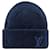 Louis Vuitton Monogram Heritage Beanie Blau