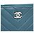 Chanel Medium Clutch Bag aus Lammleder mit Chevron-Muster - Ansicht 4
