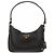 Prada Mini borsa hobo a tracolla con logo Triangle in Saffiano Nero