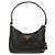 Prada Mini borsa hobo a tracolla con logo Triangle in Saffiano Nero - vista 2